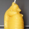 100% pure beeswax hungry bear candle