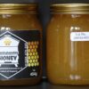 Crystallised ginger infused natural set honey jar