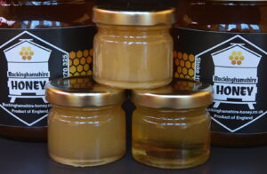 Our range of natural honey with Natural set, Soft set and runny taster jars