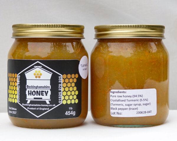 Naturally-set Turmeric-infused honey